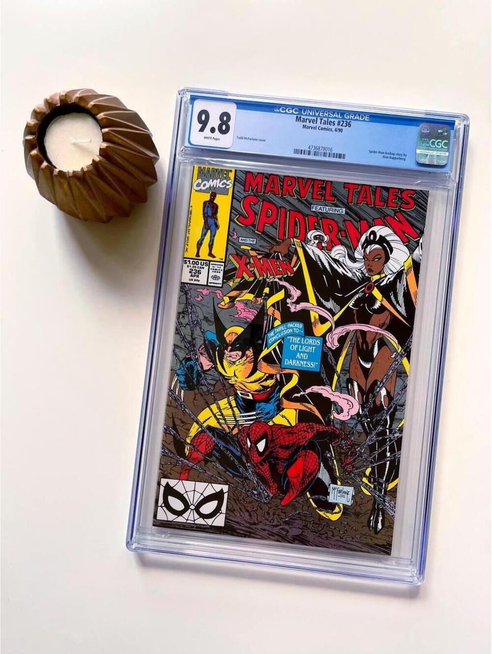 Marvel Tales #236 CGC 9.8 (1990) Todd McFarlane Cover | Spider-Man X-Men Comic